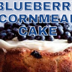 Blueberry Cornmeal Cake