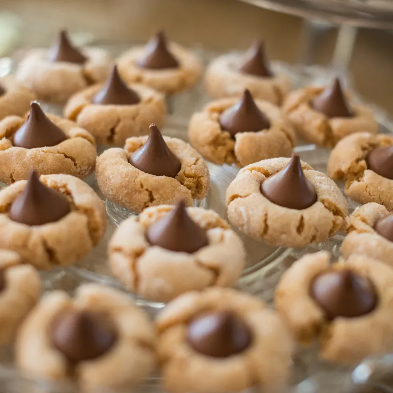 3 Ingredient Peanut Butter Blossoms