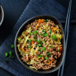 Black Pepper Beef and Cabbage Stir Fry Recipe