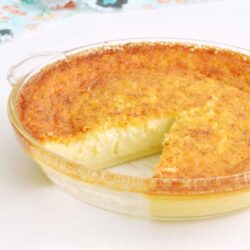 Crustless Coconut Pie