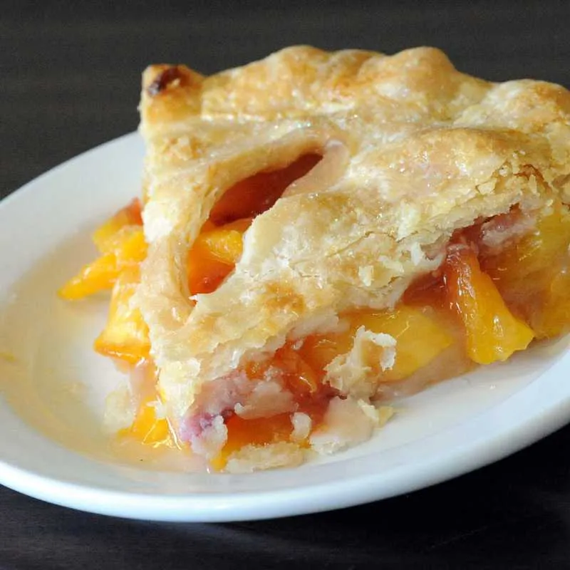 Peach Melba Pie