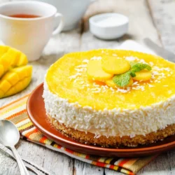 mango cheesecake