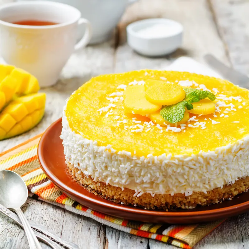 Sumptuous Mango Cheesecake: Amazing Deliciousness 1 mango cheesecake