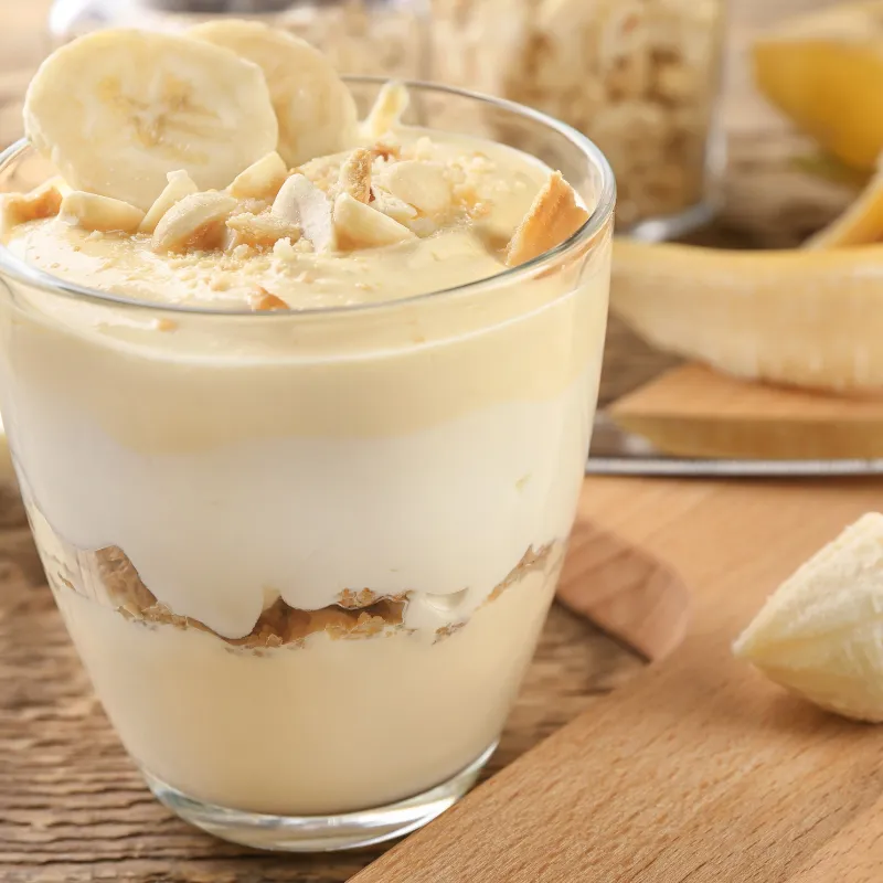 no bake banana pudding