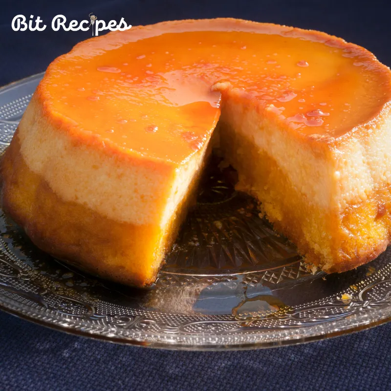 A Delicious Caramel Pudding Cake 2 caramel pudding cake