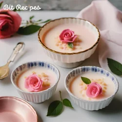 Rose Milk Pudding