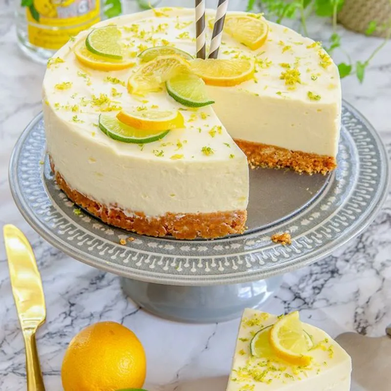 Secret Mango Key Lime Cheesecake