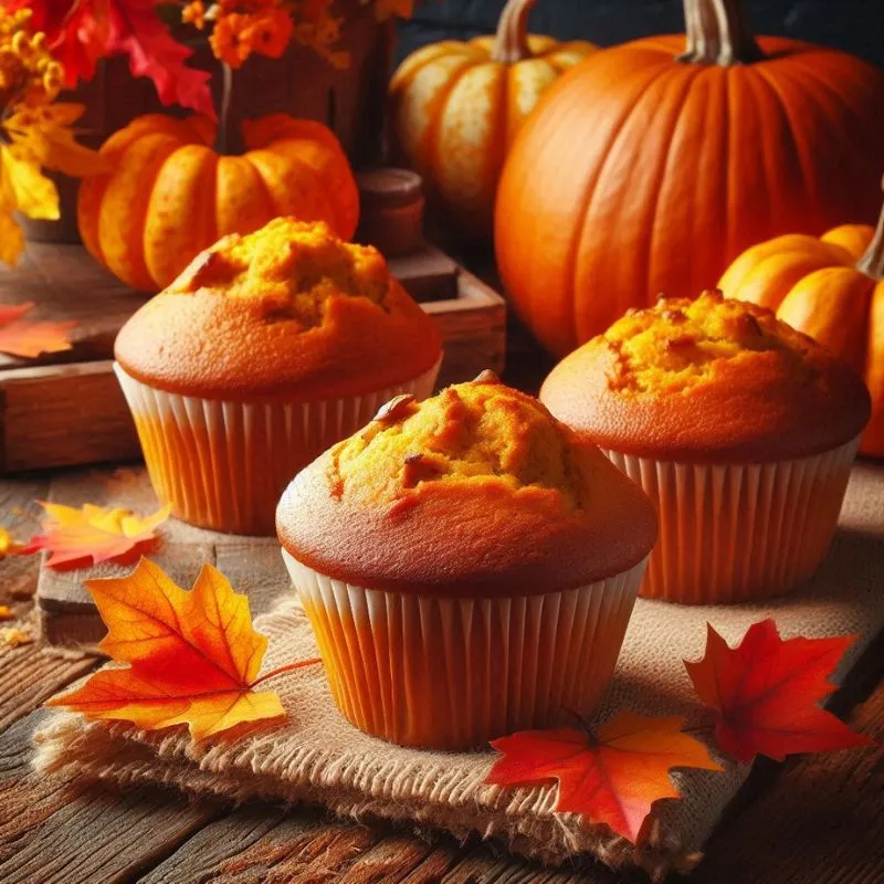 3 Ingredient Pumpkin Muffins