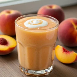 3 Ingredient Peach Smoothie 2 3 Ingredient Peach Smoothie