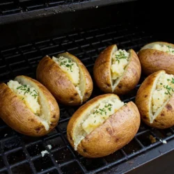 Traeger Baked Potatoes 2 Traeger Baked Potatoes