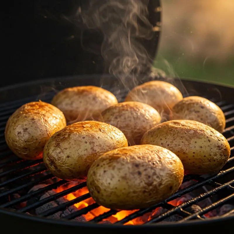Baked Potatoes on the Grill