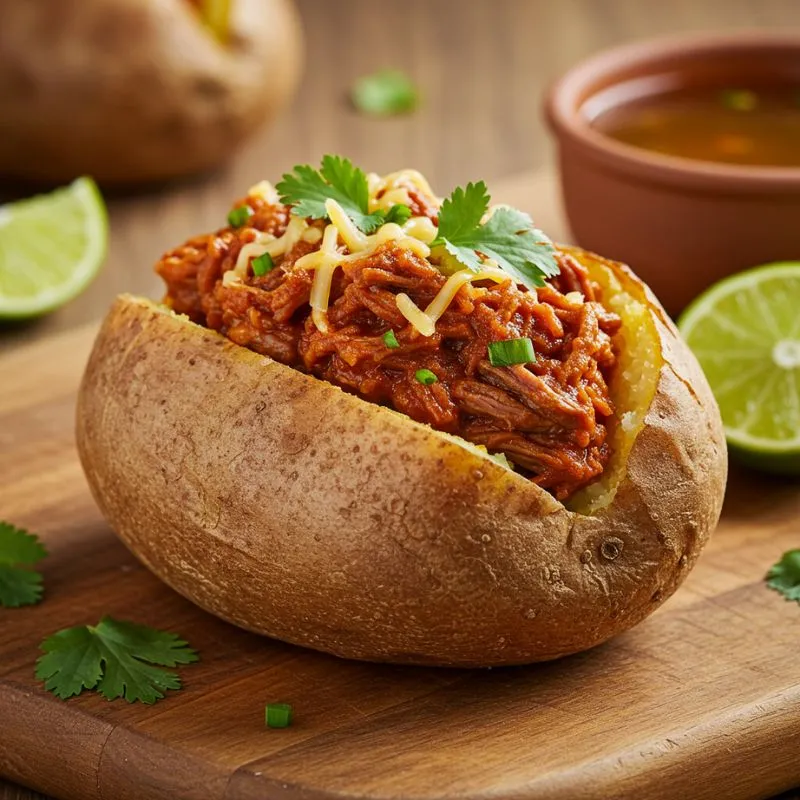 Birria Baked Potato 2 Birria Baked Potato