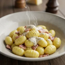 Gnocchi Carbonara 2 Gnocchi Carbonara