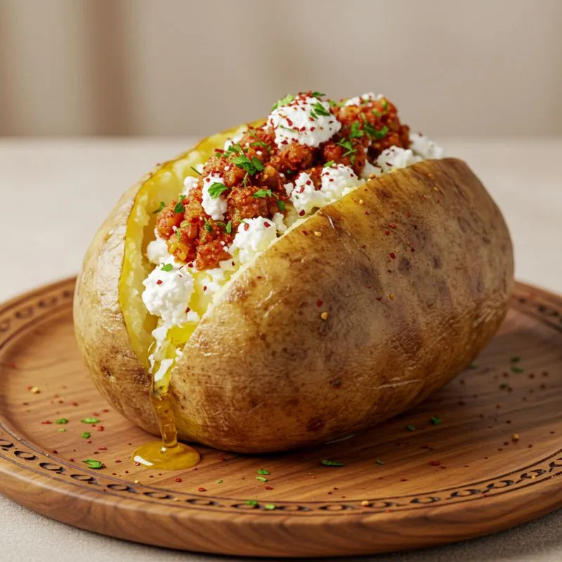 Turkish Baked Potato 2 Turkish Baked Potato